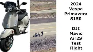 2024 Vespa Primavera S150 | Scooter Feature | DJI Mavic Air 2S Test