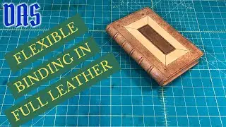 Board Attachment; Flexible Binding in Full Leather Part 5 // Adventures in Bookbinding