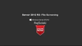 Server 2012 R2- File Screening