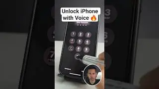 Unlock iPhone with Voice | iPhone Trick 2025