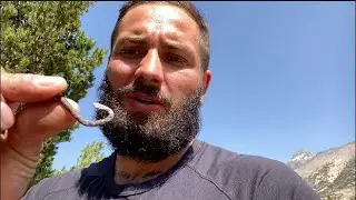 alpine fishing in Kings Canyon Kearsarge lakes hiking backpacking