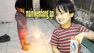 main kembang api malam | #dailyvlog