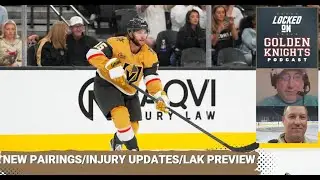 Injury updates & new defensive pairings / Preview vs Kings / Locks of the Knight and predictions