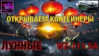 Открываем лунные контейнеры и за рубли на WZ-111 5A‼️ Лунный свет ✨ WoT Blitz