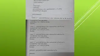 Arithmetic Operations (Four Function Calculator)