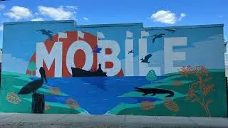 Alabama, exploring  Mobile.Birthplace of Mardi Gras celebration in the USA.Part 1, Vlog 7-2023.