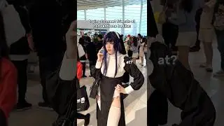 trying to meet your friends at con ☠️  #anime #animefest #animeconvention #cosplay