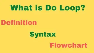 Do While Loop. Definition, syntax, flowchart. Do loop in java. 