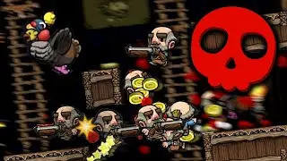 Spelunky 2 BUT SHOPKEEPERS
