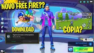 SIGMA NOVO JOGO IDÊNTICO AO FREE FIRE!! COMO BAIXAR SIGMA LINK DIRETO