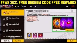 FFWS 2021 Free Redeem Code Free Rewards Emote, Female Bundle in free fire store gaming