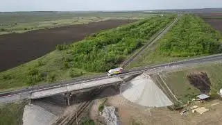 Ремонт моста трасса М-5 у поселка Сборный г. Сызрань.