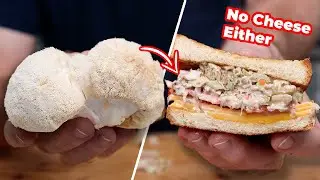 Making Incredibly REALISTIC Tuna Melt from a Mushroom