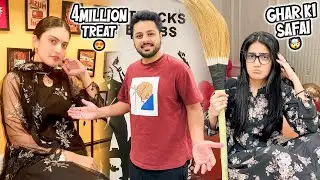 4 MILLION KI TREAT DY DI 😍 | Poory Ghar Ki Safai Kerni Par Ga 😭