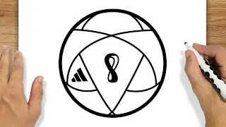 COMO DESENHAR A BOLA DE FUTEBOL DA COPA DO MUNDO
