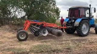 ❗️Disk harrow Favorit 3.2 and MTZ 💪 Review (on sunflower and stubble) ‼️