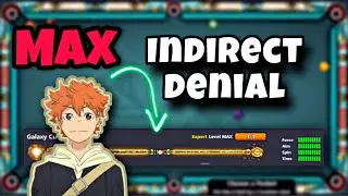 8 Ball Pool - MAXED LEVEL GALAXY CUE INDIRECT DENIAL🪐