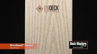Endeck Board Details; Woodland Series, Olivewood. Available through Deck Masters of Canada