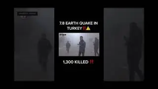 earthquake ‼️ in turkey
