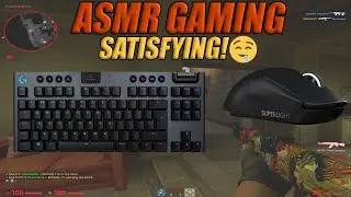 Logitech G915 ASMR🤩 Satisfying Keyboard Sounds🌟CS:GO Competitive Gameplay!