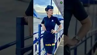 Top 5 Most Beautiful Air Hostess Uniform in the world 2024 🌏️