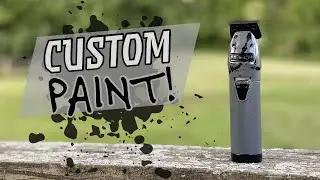 CUSTOM SKELETON FX 💀 How to paint a Babyliss Trimmer