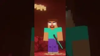 HEROBRINE gets revenge on Villagers #minecraft #shorts #animation #herobrine #villager #steve