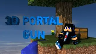 3D PORTAL GUN для МАЙНКРАФТ ПЕ