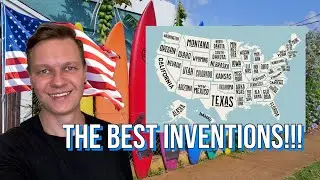 Russian Guy reacts to Coolest Inventions From Each State !!!