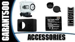 XIAOMI YI Аквабокс, чехол, колпачок и батарея!