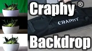 Craphy Photo Studio Backdrop Stand Kit Setup
