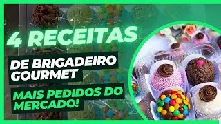 receitas de brigadeiros gourmet mais pedido do mercado