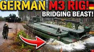 M3 Amphibious Rig Builds 400ft Bridge in Just 20 Minutes