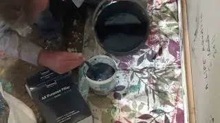 Mixing your paint with filler powder