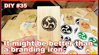 How to transfer a design printed on a laser copy machine to wood.DIY#35