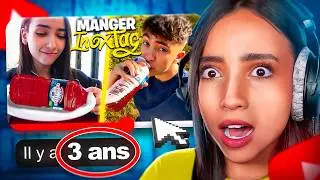 JE RÉAGIS À MES ANCIENNES VIDÉOS ! (c'est catastrophique 😨)