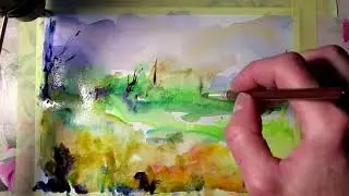 Акварель Ольги Руссу. Watercolor/Olga Russu