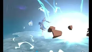 Tried ice bridge to Inazuma but...