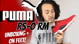 PUMA RS-0! OUR FIRST PUMA SNEAKER,REVIEW,UNBOXING + ON FEET! (RED COLOR)