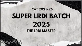 SUPER LRDI BATCH 2025 || THE LRDI MASTER