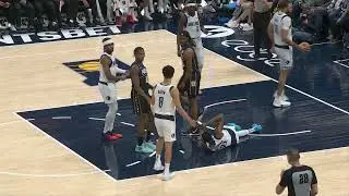 Isaiah Jackson with the unnecessary frustrated flagrant foul on Frank Ntilikina! NBA 2023