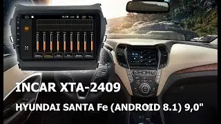 Штатная магнитола HYUNDAI SANTA Fe (ANDROID 8.1) 9,0