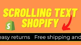 How to add scrolling text to Shopify in 2025: Easiest way