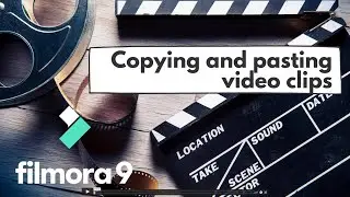 Copying and Pasting Video Clips - Filmora video editing tutorials