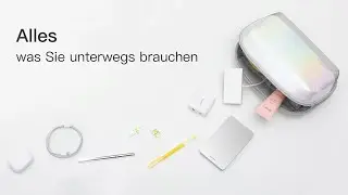 Inateck Elektronik Case, Spritzwassergeschützte Zubehörtasche, Gadget Organizer Tasche, AB03007