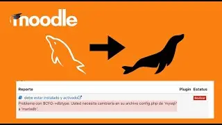 Cambiar de mySQL a MaríaDB en Moodle