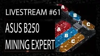 Live VLOG #61 - Asus B250 Mining Expert 19GPU Cryptocurrency Motherboard