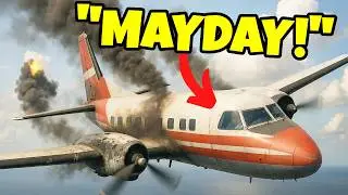 Passenger Plane EXPLODES Above Ocean! | Stormworks Plane Crash