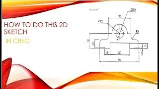 How to do this 2D sketch in CREO