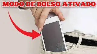 Como ativar o modo de bolso do celular 🤩